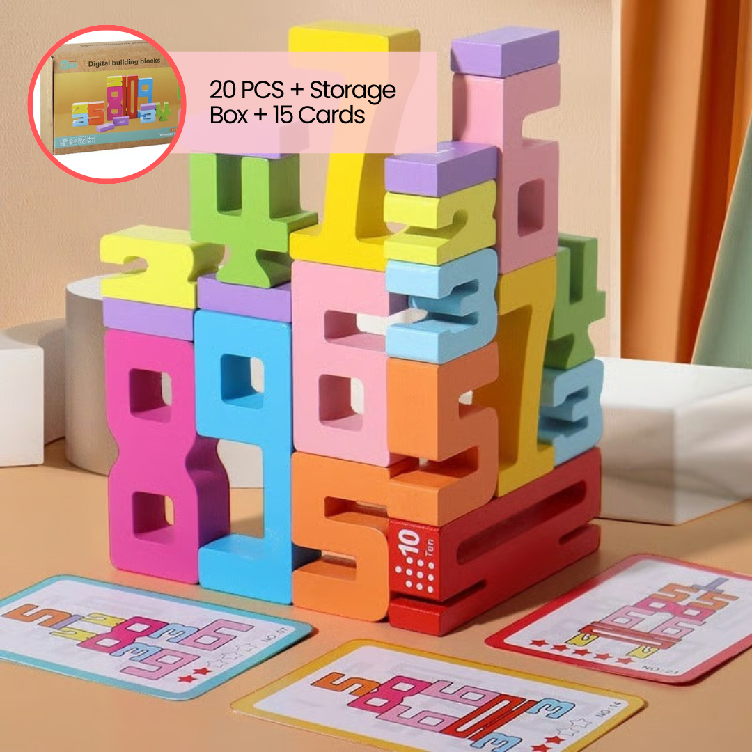 EduStack™– Wooden Number Blocks