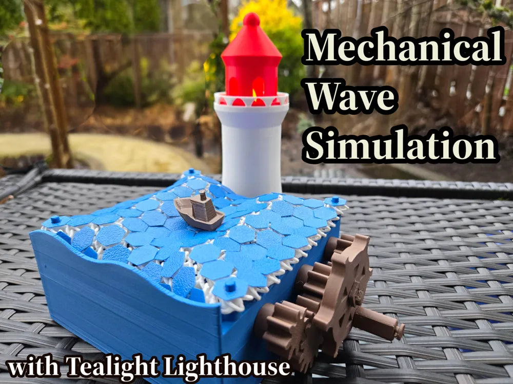 Wave Simulator With Lighthouse & Boat™️