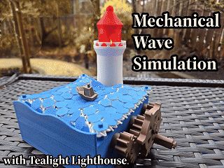 Wave Simulator With Lighthouse & Boat™️