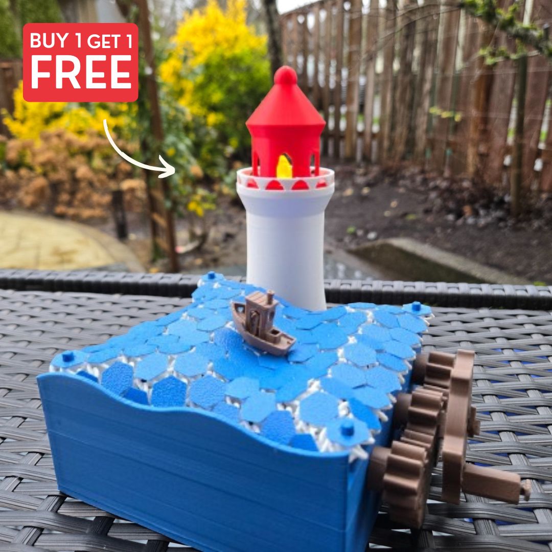 Wave Simulator With Lighthouse & Boat™️