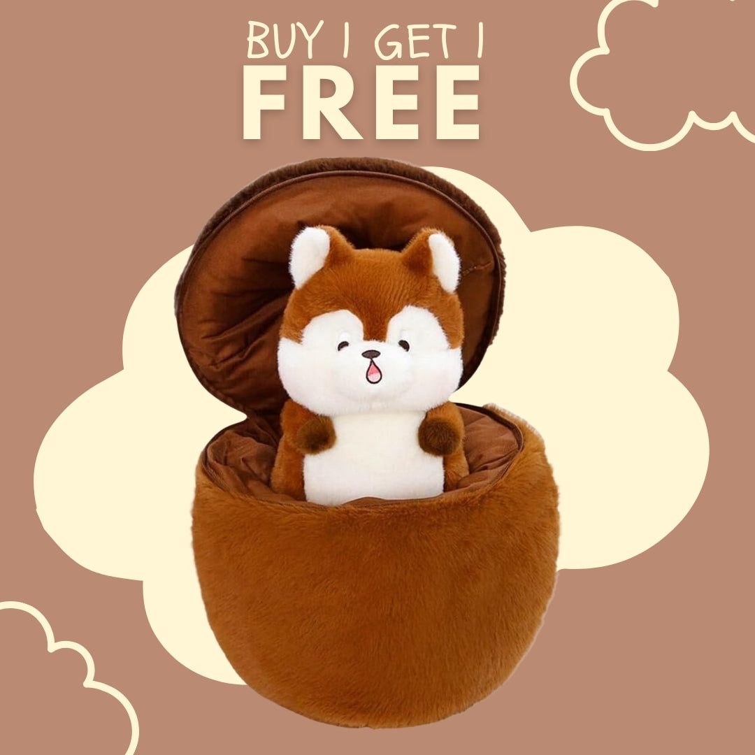 Pine Cone Squirrel Plush Toy™️