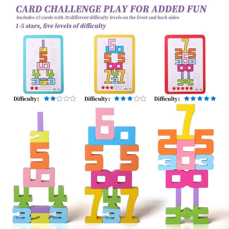 EduStack™– Wooden Number Blocks