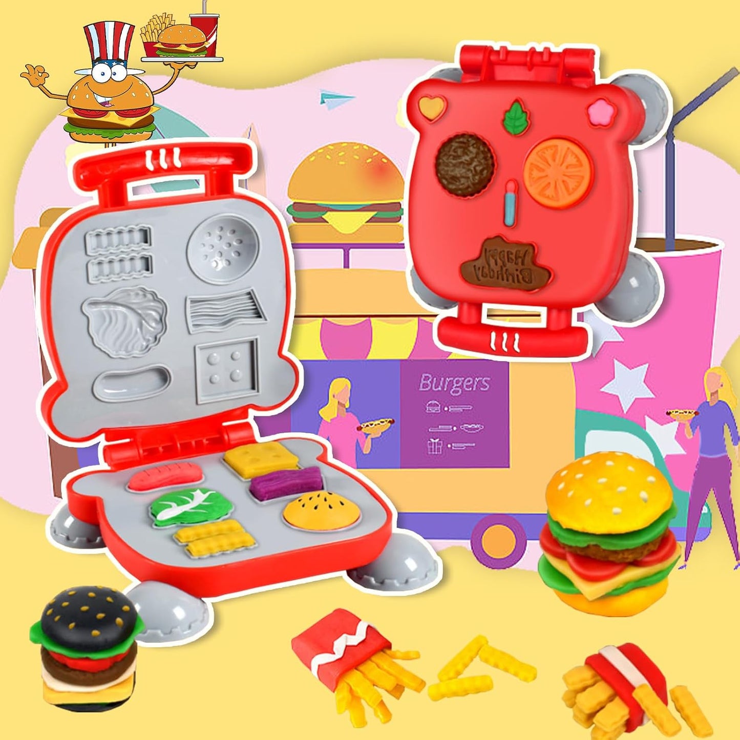 51 Pcs Play Color Dough DIY Kit™️