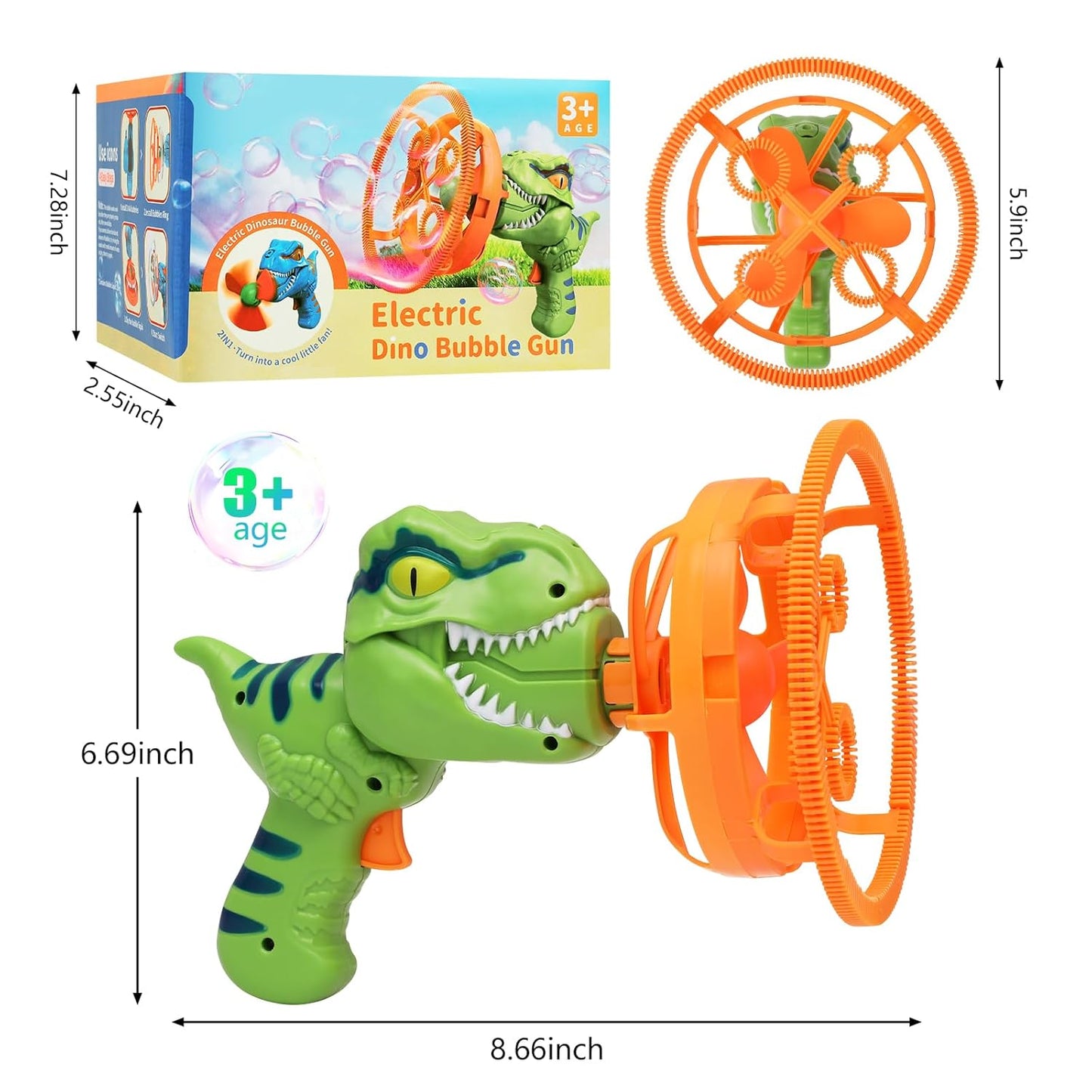Dinosaur Bubble Gun™️