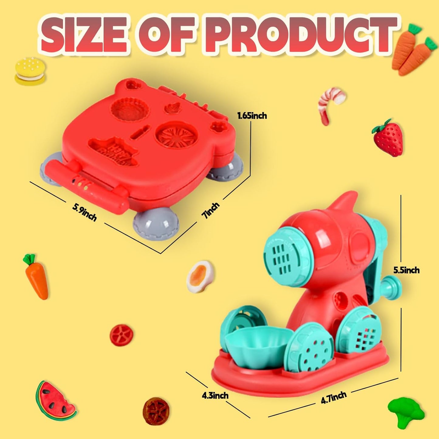 51 Pcs Play Color Dough DIY Kit™️