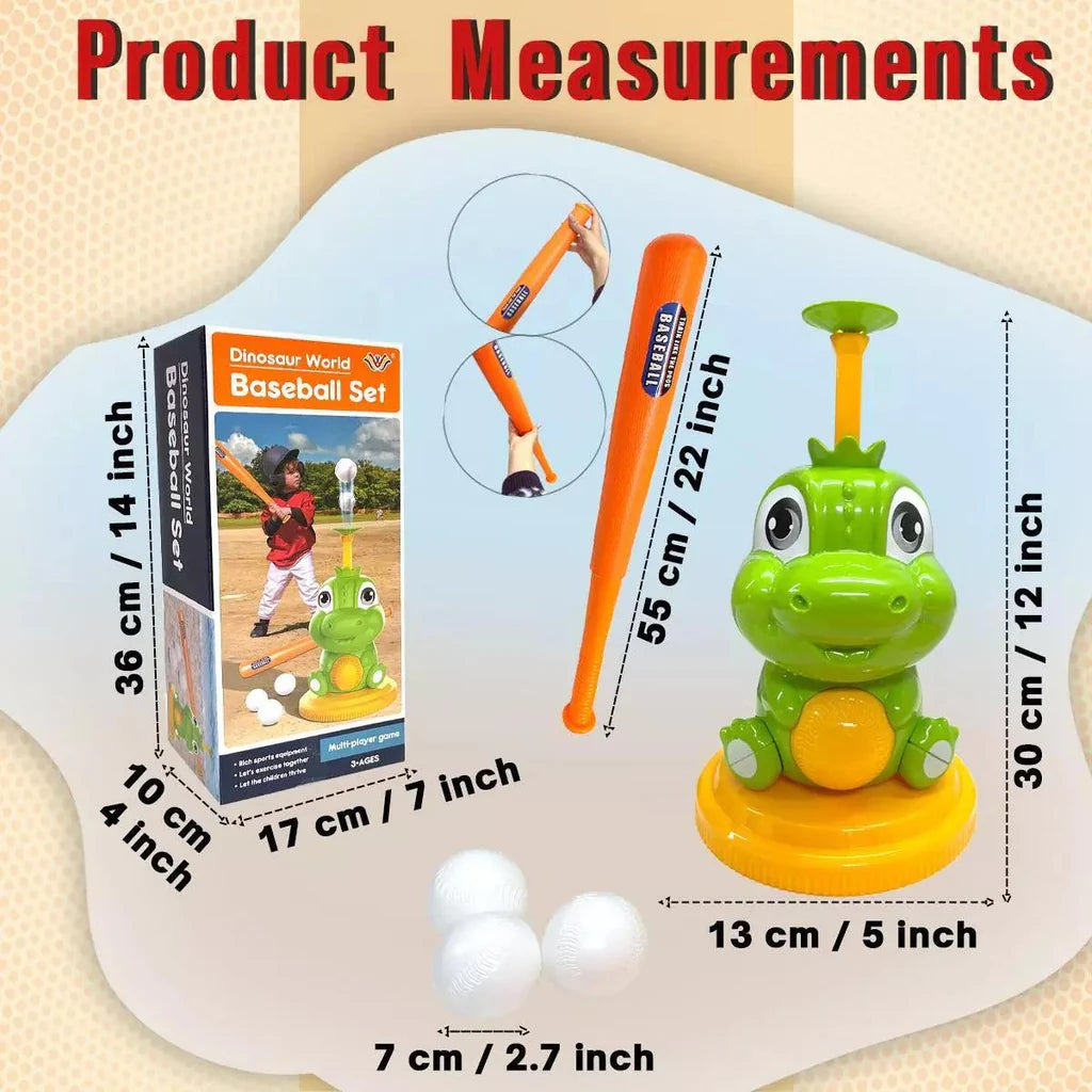 Cute Dinosaur Baseball Hitting Toy For Kids