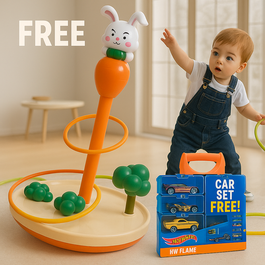 Interactive Rabbit Shaking Ring Game