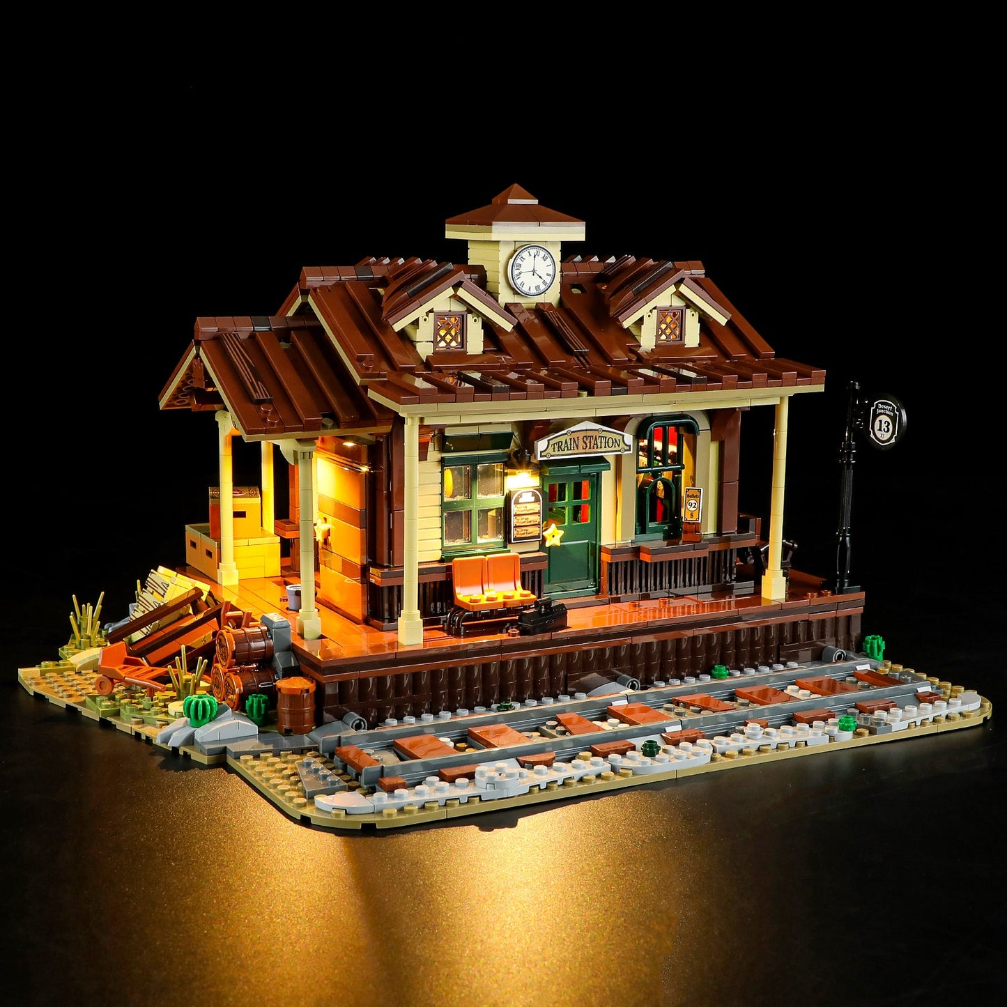 West Train Station Block Set™ (Full Set)