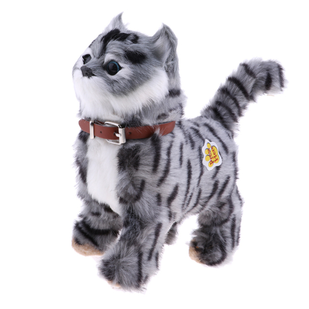 Walking Cat Plush Toy With Remote Leash