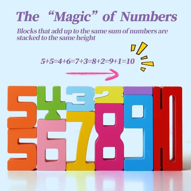 EduStack™– Wooden Number Blocks
