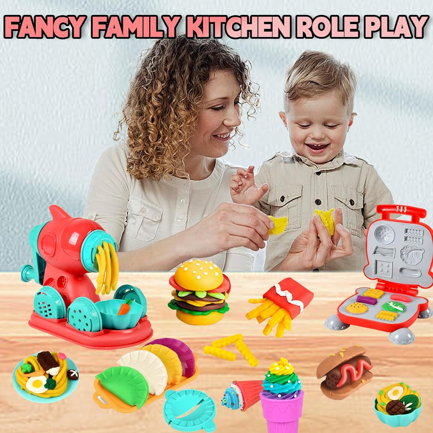 51 Pcs Play Color Dough DIY Kit™️