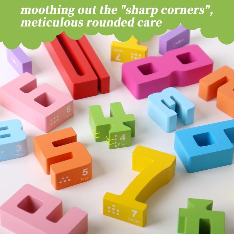 EduStack™– Wooden Number Blocks
