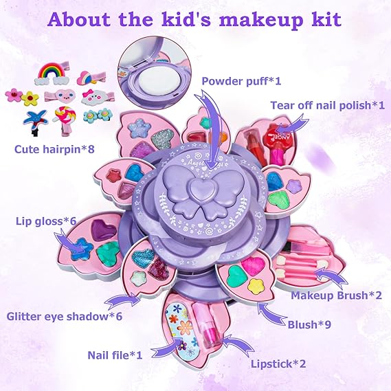 2-in-1 Interactive Princess Makeup Set